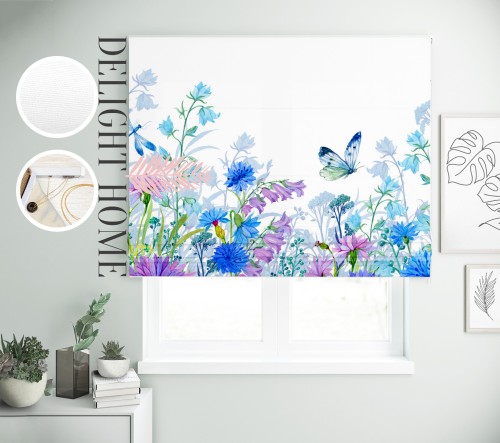

Римская штора с фотопечатью 08-022 система Light I&H Блекаут Нова 50*170 см