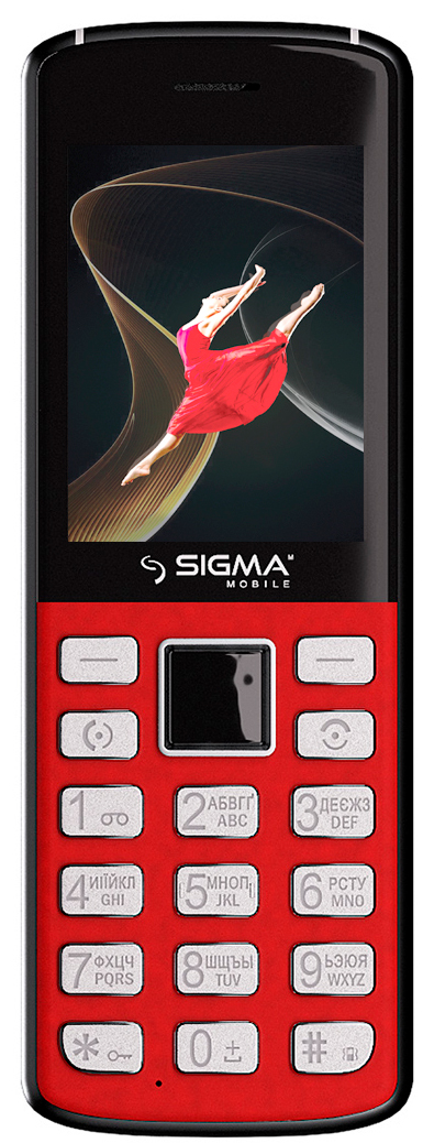 

Мобильный телефон Sigma mobile X-style 24 ONYX Red