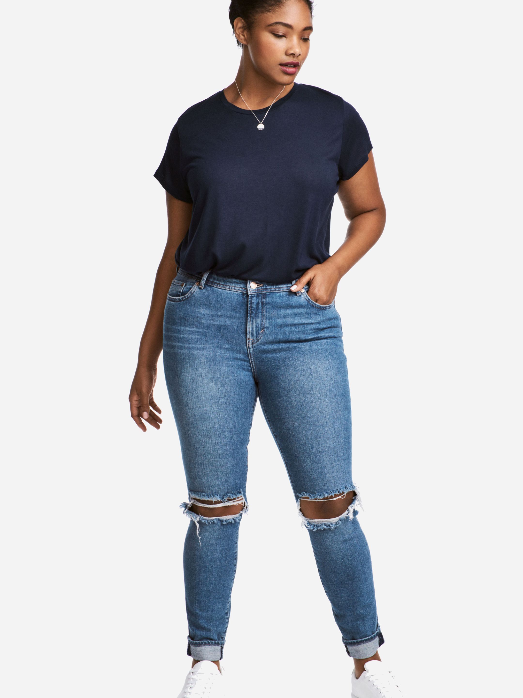 

Джинсы H&M 5220136-ACXD 46 Синие