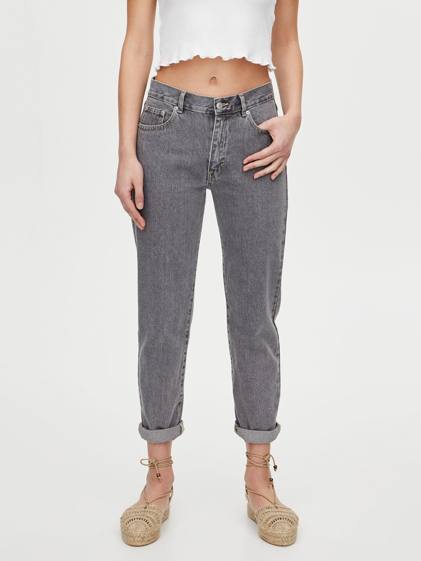 

Джинсы Pull & Bear 9687/334/802-ACWW 34 Светло-серые