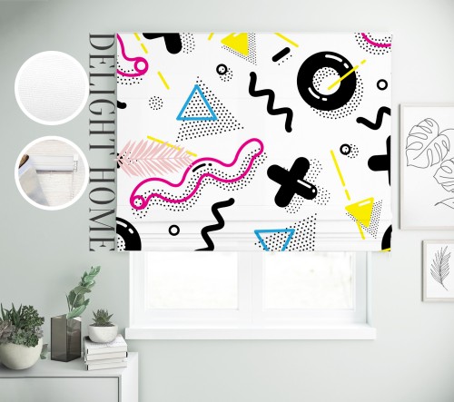 

Римская штора с фотопечатью 08-053 система Prestige I&H Блекаут Нова 280*170 см