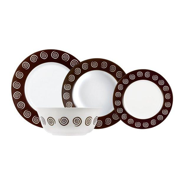 

Сервиз столовый Luminarc Sirocco Brown 19 предметов