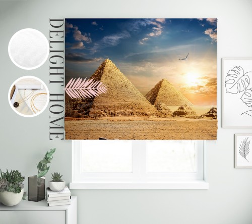 

Римская штора с фотопечатью 05-681 система Light I&H Блекаут Нова 90*170 см