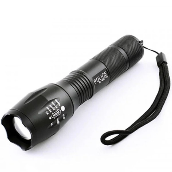 

Тактический фонарь POLICE BL 1831 T6 50000W фонарик 1000 Lumen