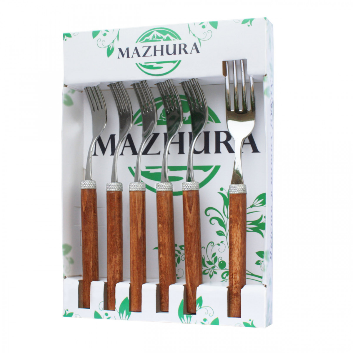 

Набор вилок столовых Mazhura Wood Walnut 6 шт (MZ-505658)