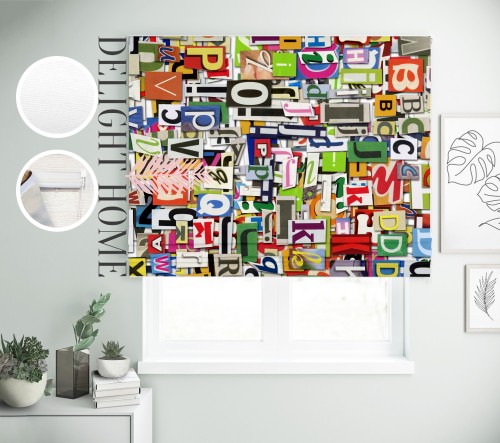 

Римская штора с фотопечатью 08-111 система Prestige I&H Блекаут Нова 130*170 см