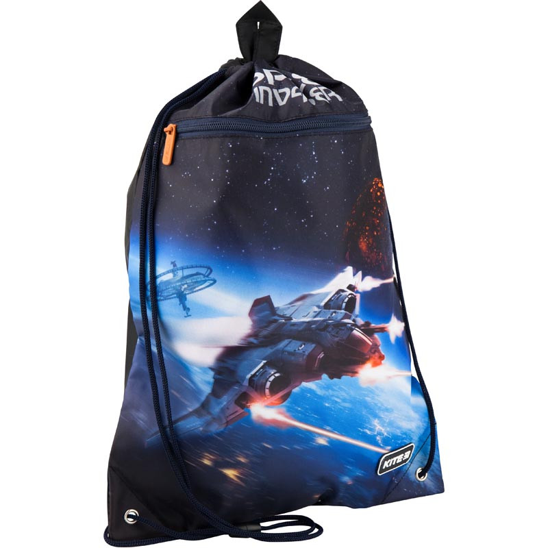 

Сумка для обуви с карманом Kite 601 Space trip K19-601M-4 Синий