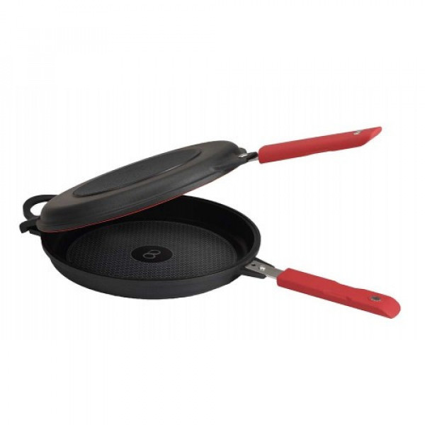 

Сковорода-гриль двойная Bergner Infinity Chefs Essence 26 см (BGIC-2030)