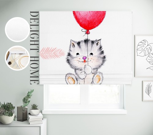 

Римская штора с фотопечатью 09-067 система Light I&H Блекаут Нова 50*170 см