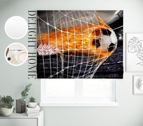 

Римская штора с фотопечатью 10-038 система Light I&H Блекаут Нова 140*170 см