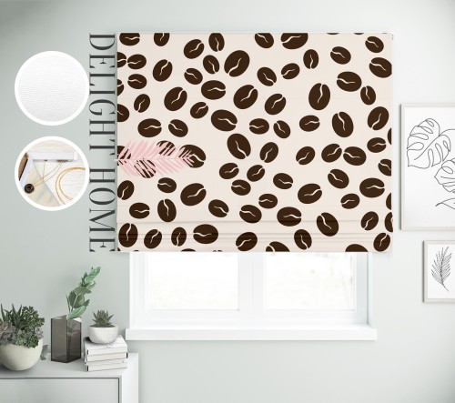 

Римская штора с фотопечатью 15-051 система Light I&H Блекаут Нова 130*170 см