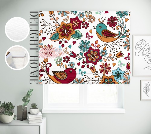 

Римская штора с фотопечатью 15-151 система Prestige I&H Блекаут Нова 140*170 см