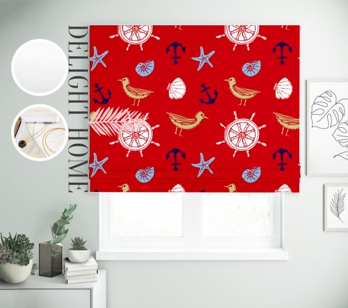 

Римская штора с фотопечатью 15-086 система Light I&H Блекаут Нова 300*170 см