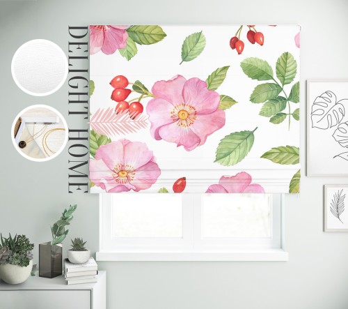 

Римская штора с фотопечатью 15-059 система Light I&H Блекаут Нова 190*170 см