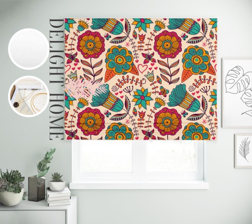 

Римская штора с фотопечатью 15-186 система Light I&H Блекаут Нова 250*170 см