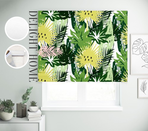 

Римская штора с фотопечатью 15-065 система Prestige I&H Джуси велюр 110*170 см