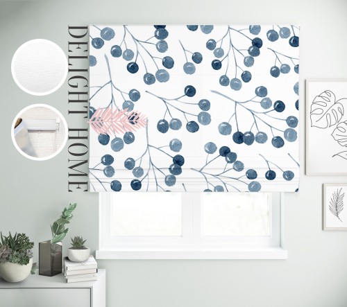 

Римская штора с фотопечатью 15-125 система Prestige I&H Джуси велюр 280*170 см