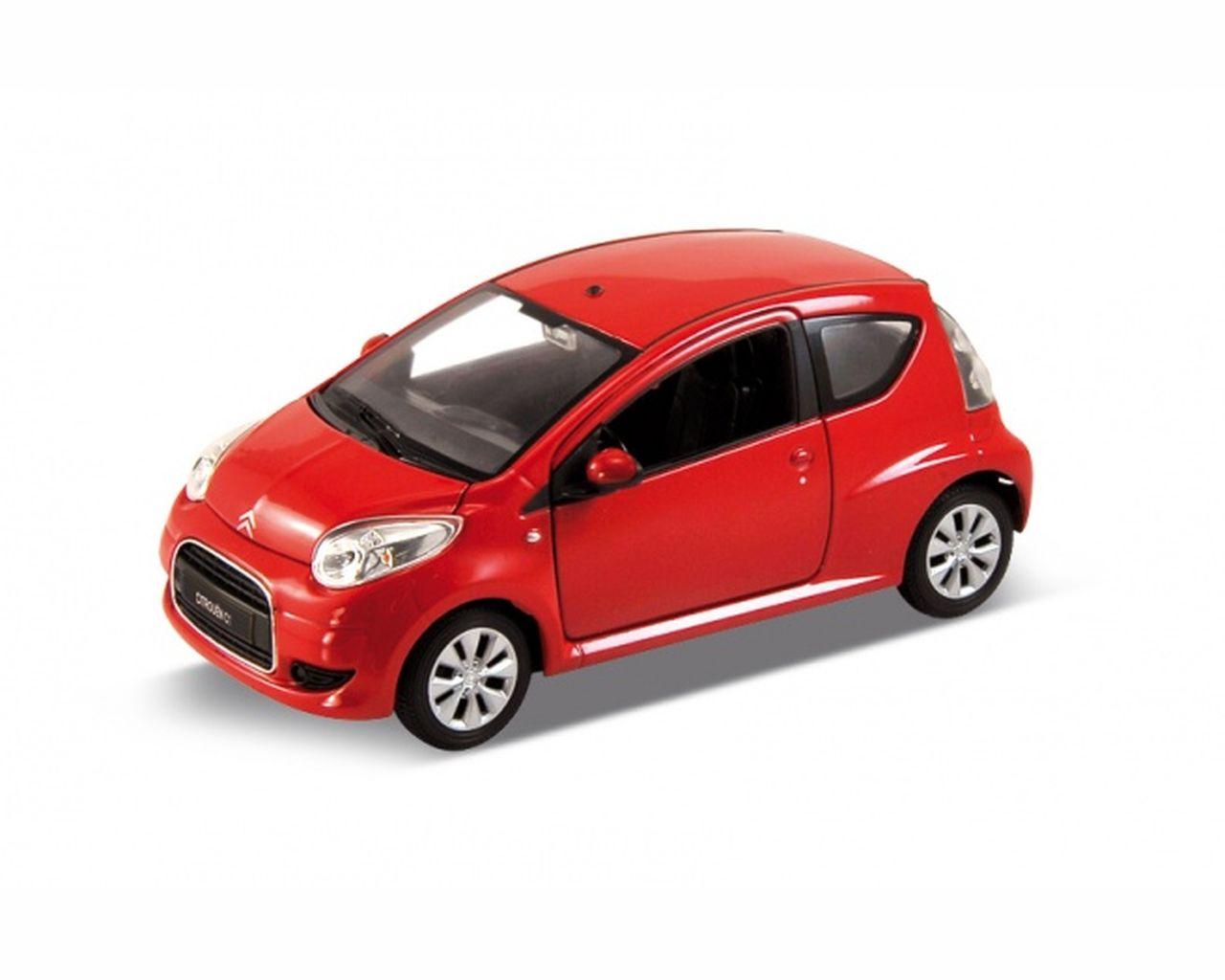 

Машинка инерционная металл 1:24 CITROEN C1 24010W WELLY красный