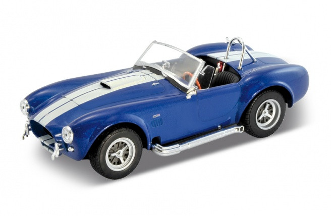 

Машинка инерционная металл 1:24 SHELBY COBRA 427 SC 1965 24002W WELLY синий