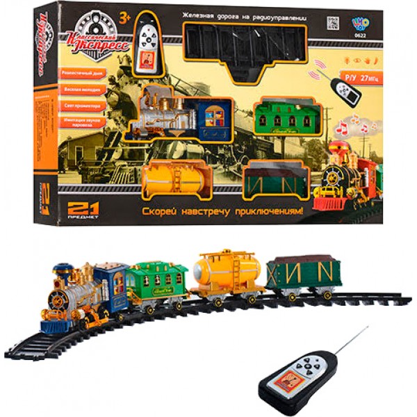 

Детская железная дорога Limo Toy классический экспресс на радиоуправлении