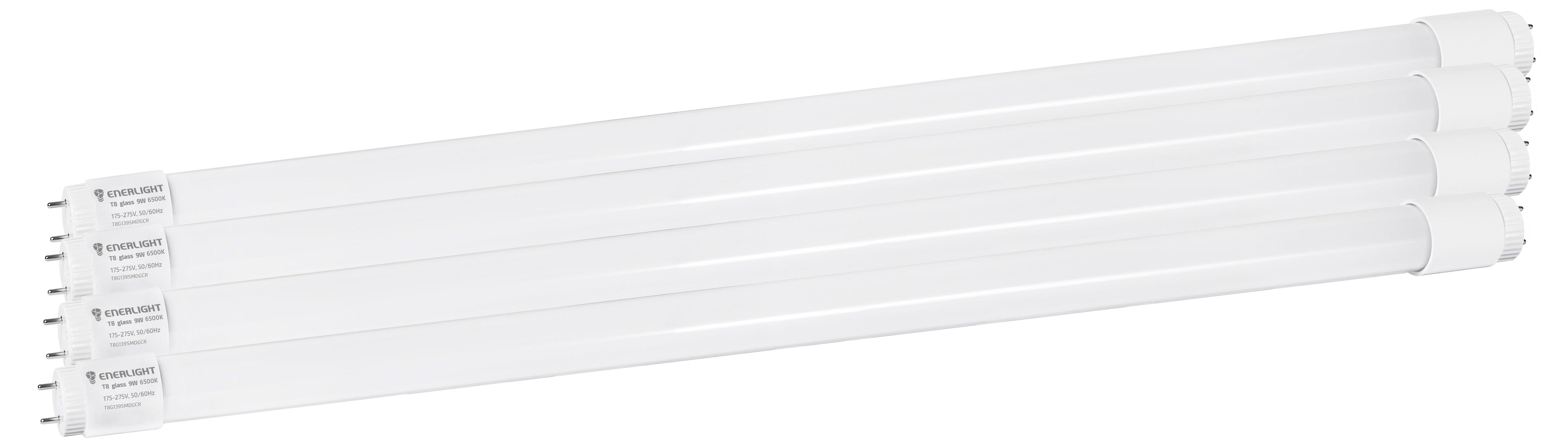 

Светодиодная лампа Enerlight T8 Glass 9Вт 6500K G13 (T8G139SMDGCR) 4 шт