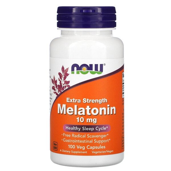 

Витамины Now Foods Melatonin 10 мг (100 капсул)