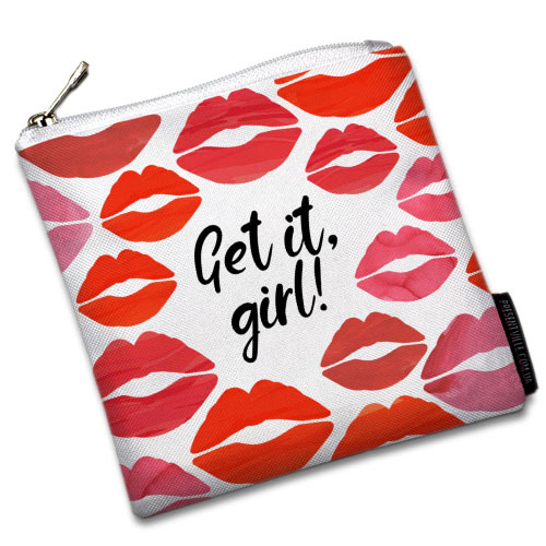 

Косметичка квадратная Basic Presentville Get it, girl 16x16 см