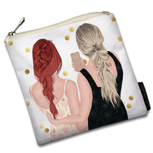 

Косметичка квадратная Basic Presentville Подруги 16x16 см