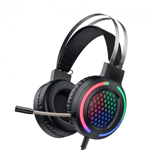 

Игровые наушники с микрофоном НОСО ESD03 с подсветкой
