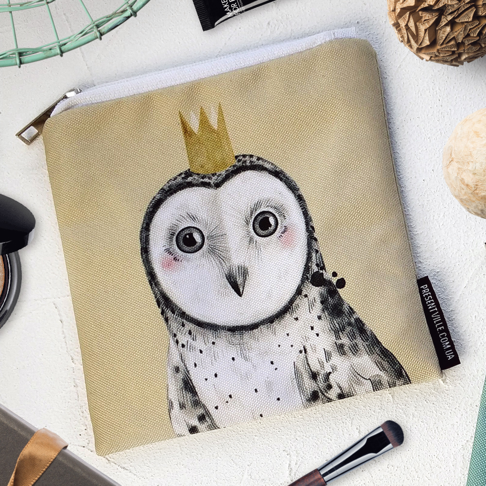 

Косметичка квадратная Basic Presentville Сова 16x16 см