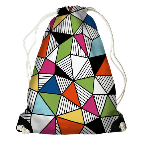 

Рюкзак-мешок Presentville Яркие треугольники 33x45 см