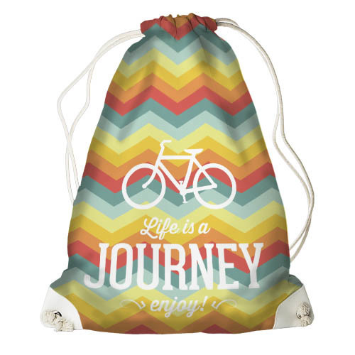 

Рюкзак-мешок Presentville Life is a journey 33x45 см