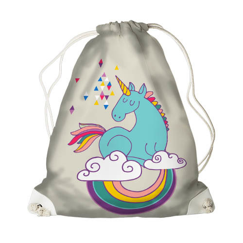 

Рюкзак-мешок MINI Presentville Единорог и радуга 26x36 см