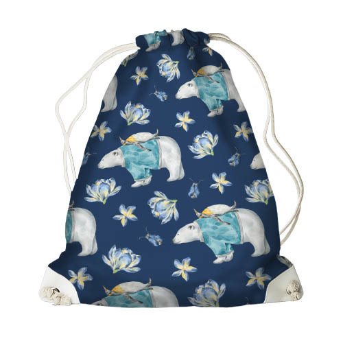 

Рюкзак-мешок MINI Presentville Белые мишки 26x36 см
