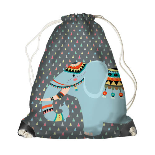 

Рюкзак-мешок MINI Presentville Слон-индеец 26x36 см