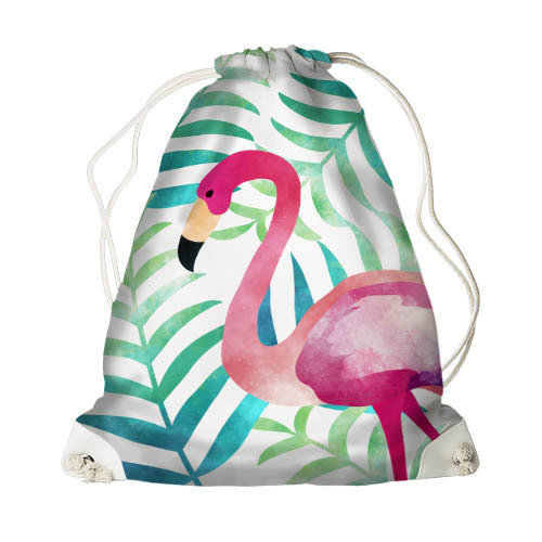 

Рюкзак-мешок MINI Presentville Фламинго и пальмы 26x36 см