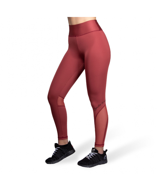 

Леггинсы Gorilla Wear Kaycee Tights  Бордовые, Леггинсы Gorilla Wear Kaycee Tights XS Бордовые
