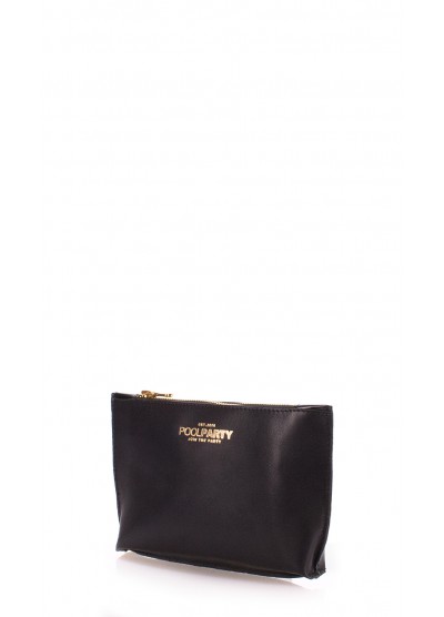 

Кожаная косметичка-клатч POOLPARTY (pouch-black)