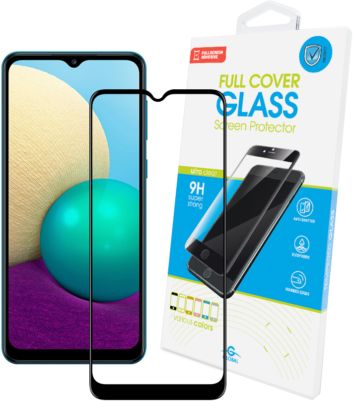 

Защитное стекло Global Full Glue для Samsung Galaxy A02 Black