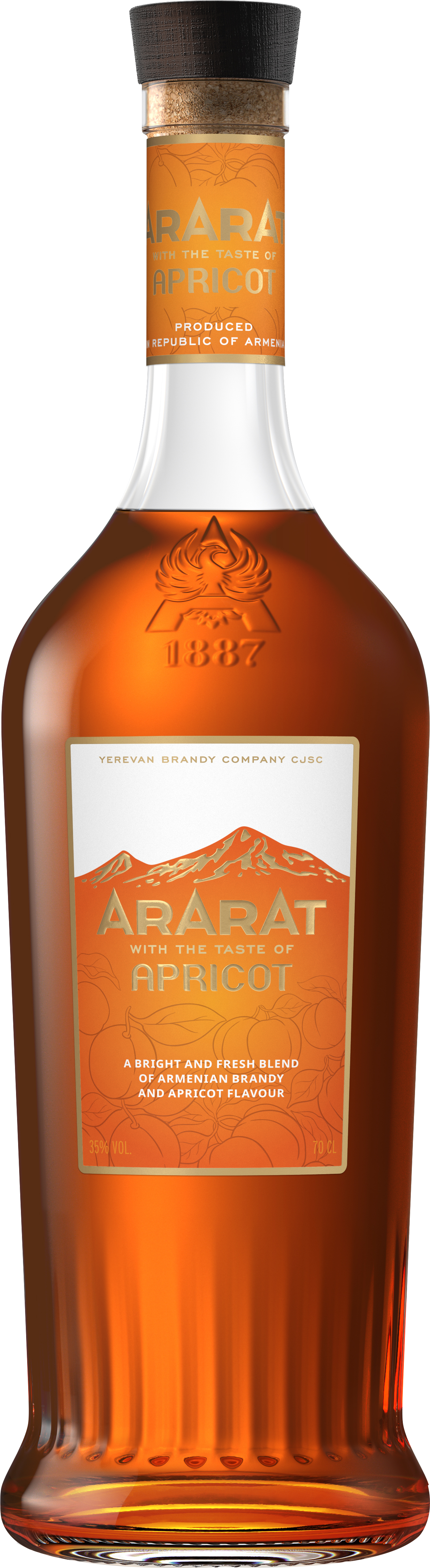 Акция на Крепкий алкогольный напиток ARARAT Apricot 0.7 л 35% (4850001005292) от Rozetka UA