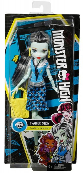 

Кукла Фрэнки Штейн Первый день в школе 29 см - Monster High Mattel 32769-BR-1534