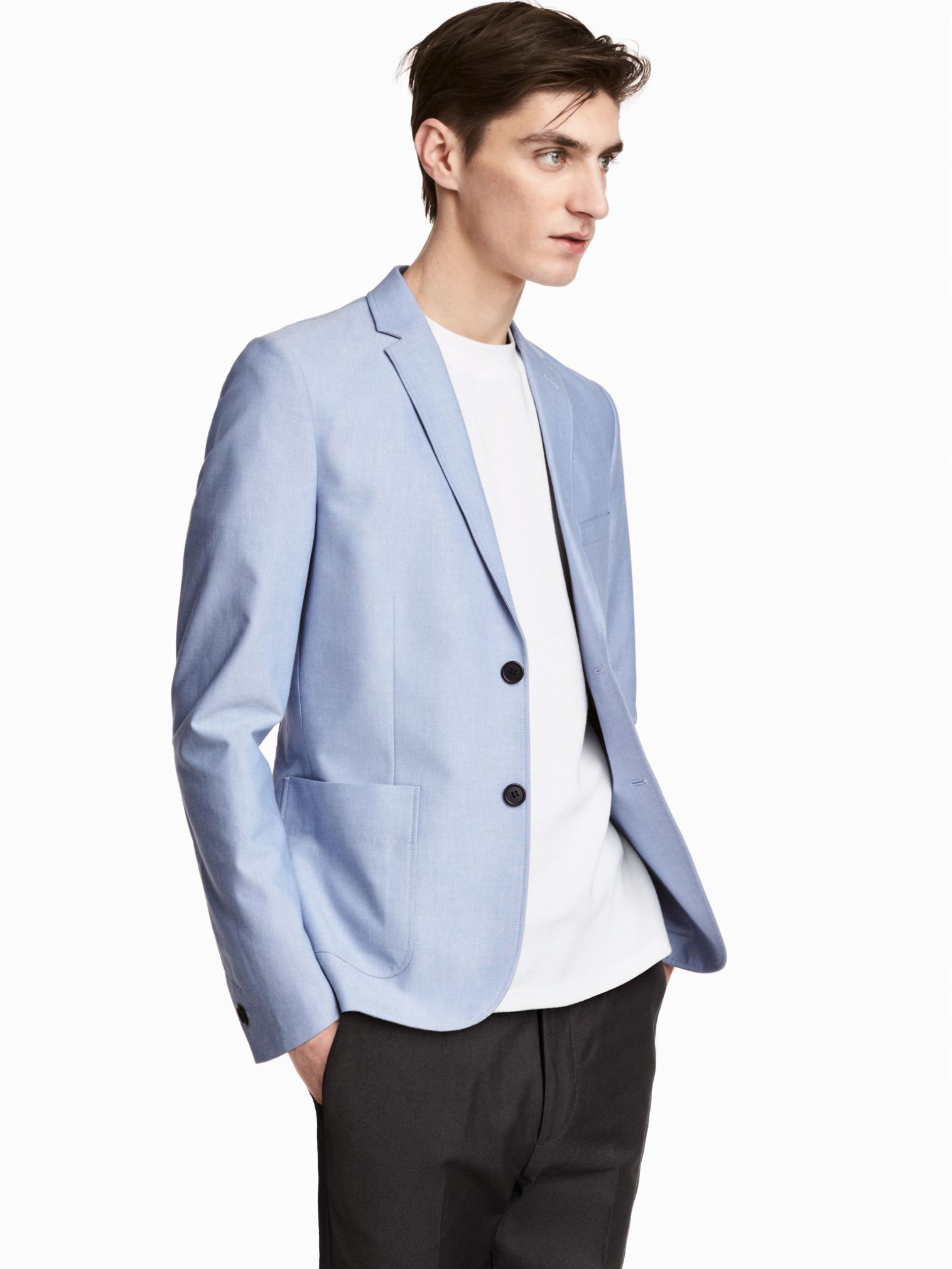 

Пиджак H&M 0466492-5 44 Голубой