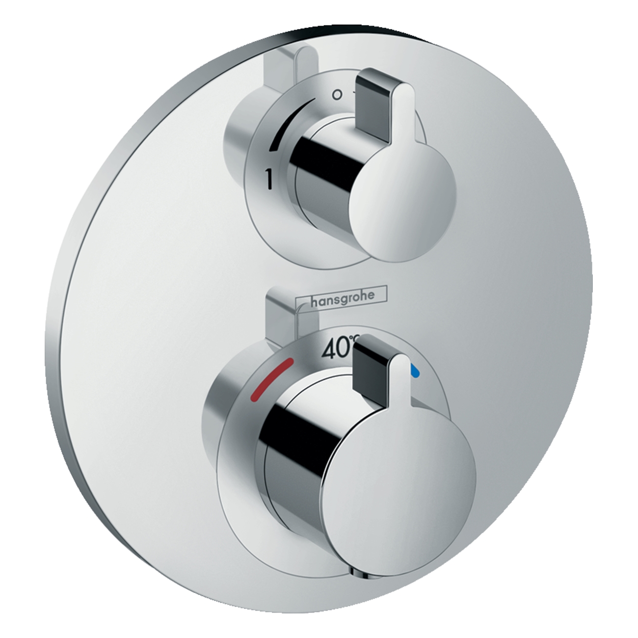 

ECOSTAT S термостат с запорным/переключающим вентилем HANSGROHE 15758000