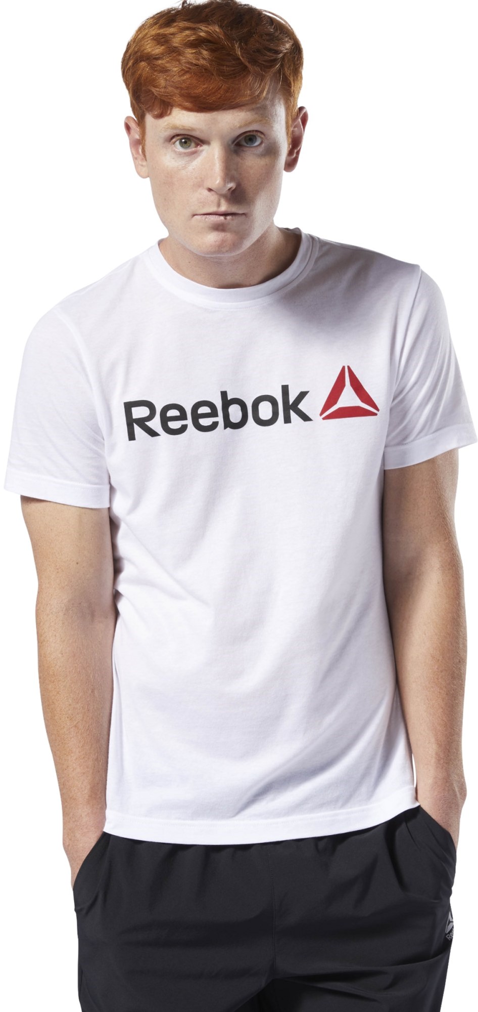 

Футболка Reebok Linear Read Tee CW5372 2XL White/Black