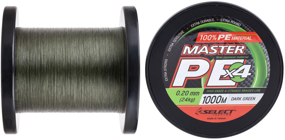 

Шнур Select Master PE 1000 м 0.18 мм 21 кг Темно-зеленый (18700190)
