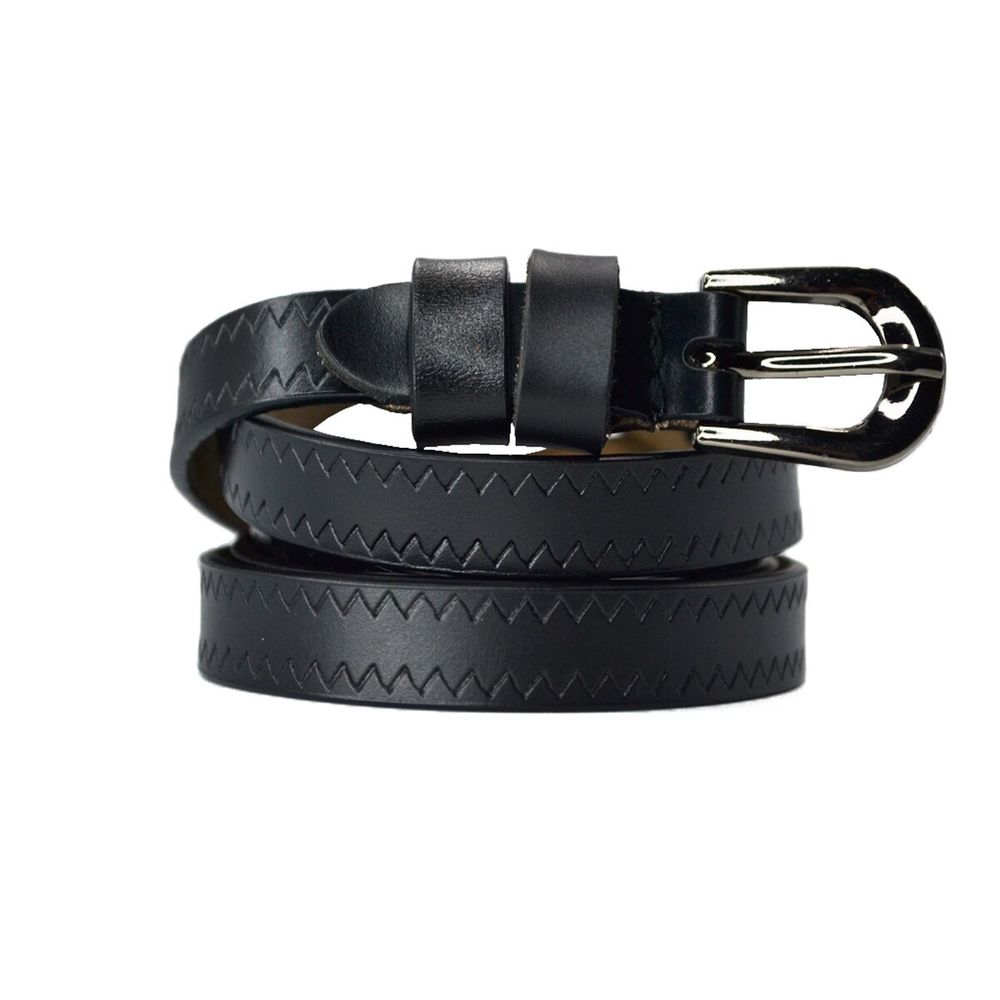 

Ремень женский кожаный Skipper VE-0019-1 черный