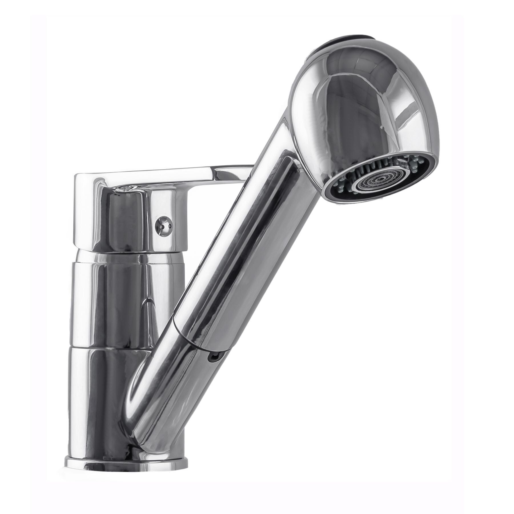 

Смеситель для кухни Globus Lux Queensland Glqu-0107 с вытяжным носом (картридж Sedal) (10059)