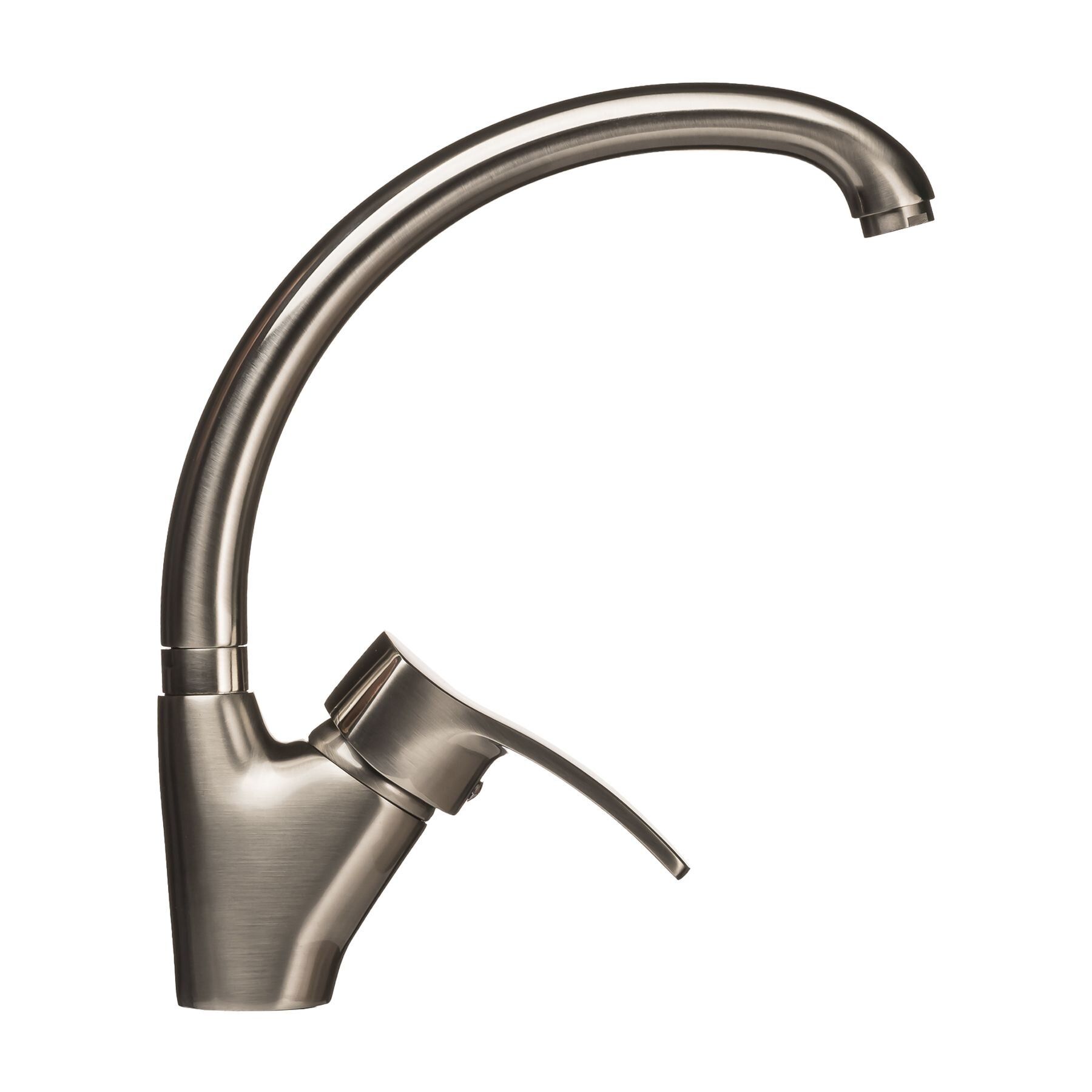 

Смеситель кухонный Globus Lux Queensland Glqu 0203S-Big StSteel нержавейка (10063)