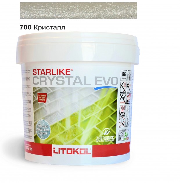 

Затирка эпоксидная Litokol Starlike® Кристалл EVO 700 КРИСТАЛЛ 1,0 кг