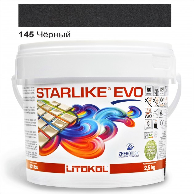 

Затирка эпоксидная Litokol Starlike® EVO 145 ЧЕРНЫЙ 2,5 кг